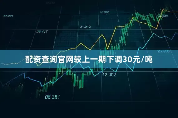 配资查询官网较上一期下调30元/吨